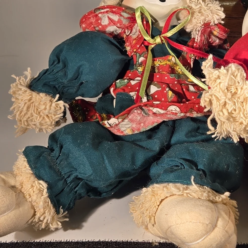 Hip & Hop Bunny Shelf Sitters Vtg 1995 Christmas Around the World House of Lloyd